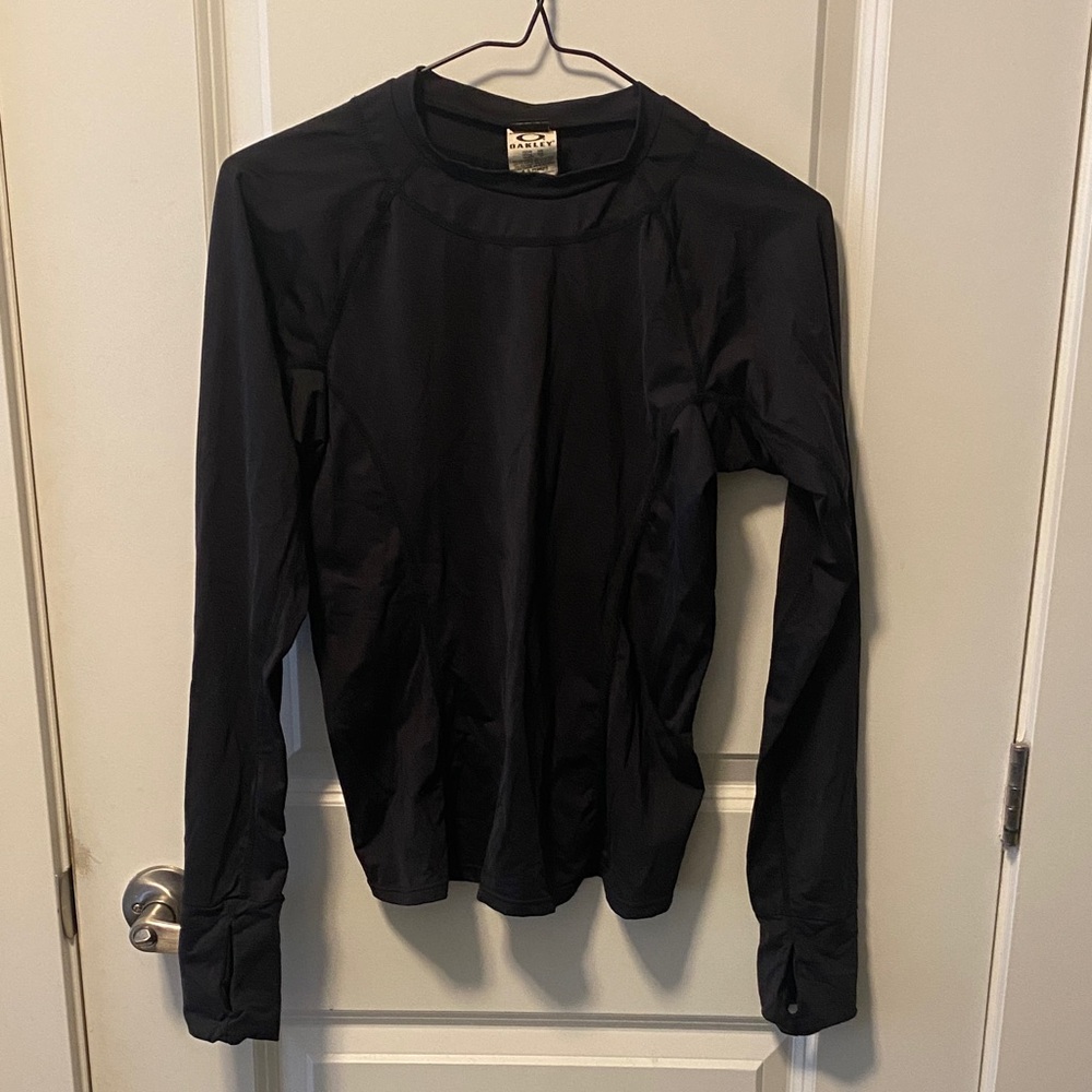 Oakley Black Long Sleeve Sun and Swim Shirt